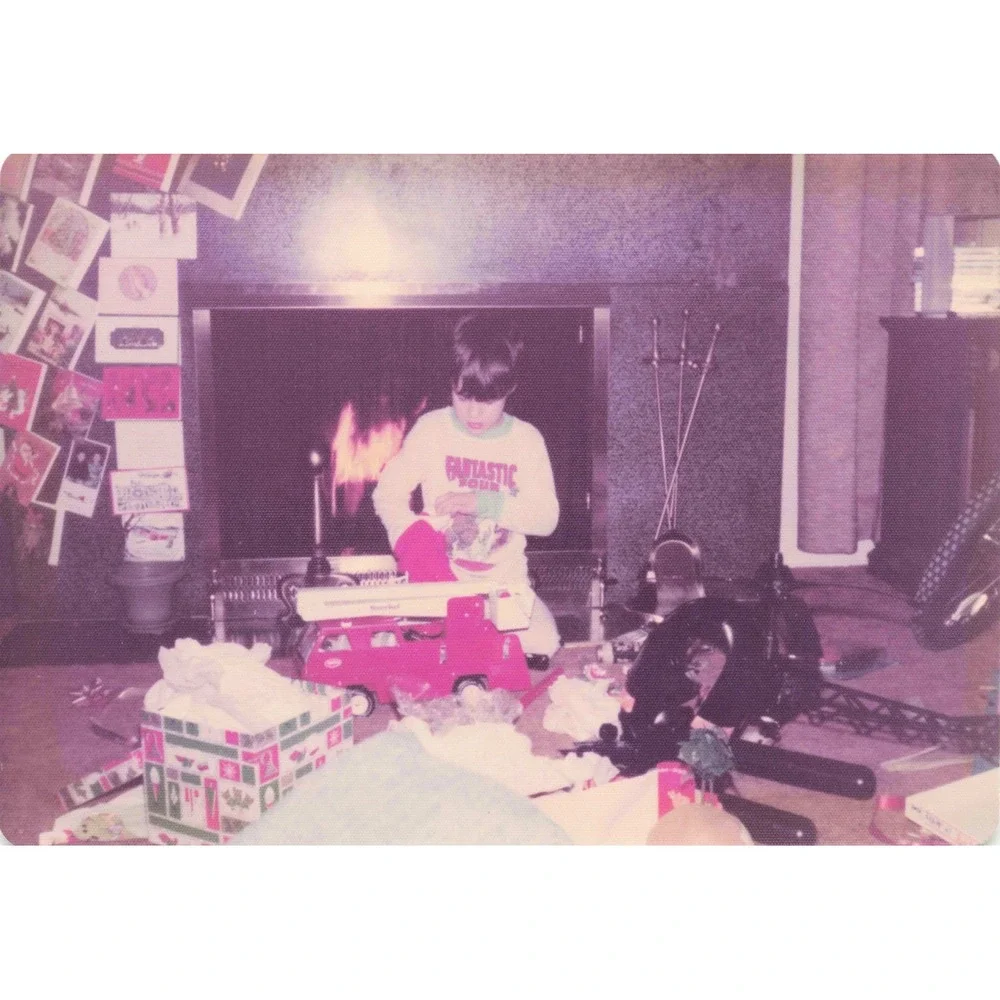Vintage 1970s Christmas Family Home Photos Lot of 16 Fireplace Tree Toys - Picture 13 of 16